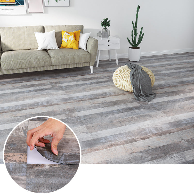 Lisslune | Modern PVC flooring Peel and Stick wood look embossed vinyl floor tiles