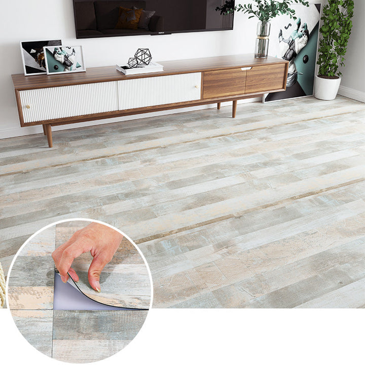 Lisslune | Modern PVC flooring Peel and Stick wood look embossed vinyl floor tiles