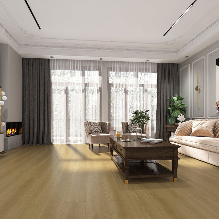 Lisslune | Waterproof Laminate Flooring Solid Wood Laminate Planks with Click Lock