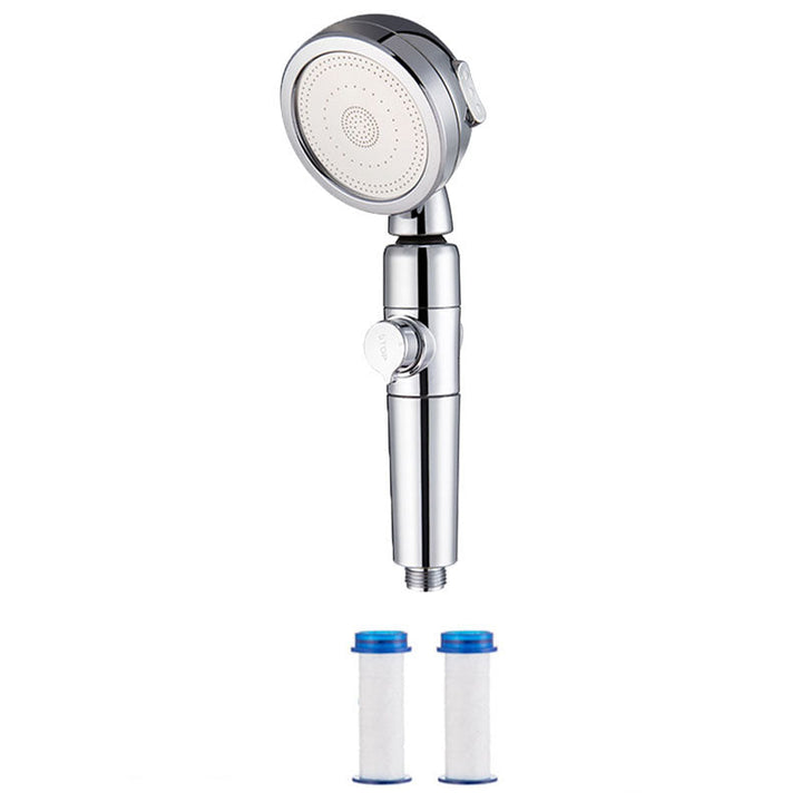 Lisslune | Metal Universal Pressure Shower Head Adjustable Water Flow Handheld Shower Head