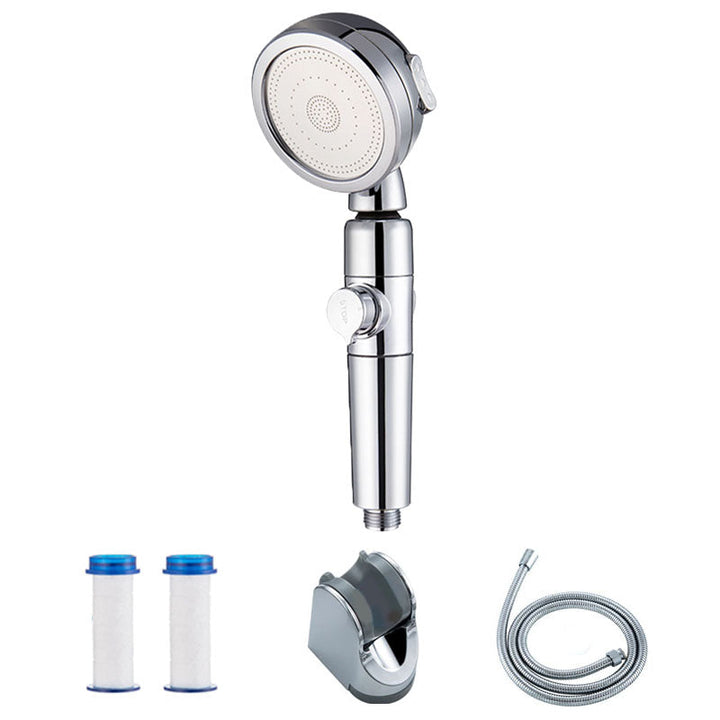 Lisslune | Metal Universal Pressure Shower Head Adjustable Water Flow Handheld Shower Head