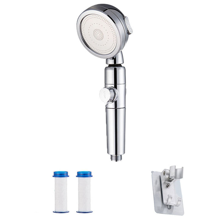 Lisslune | Metal Universal Pressure Shower Head Adjustable Water Flow Handheld Shower Head