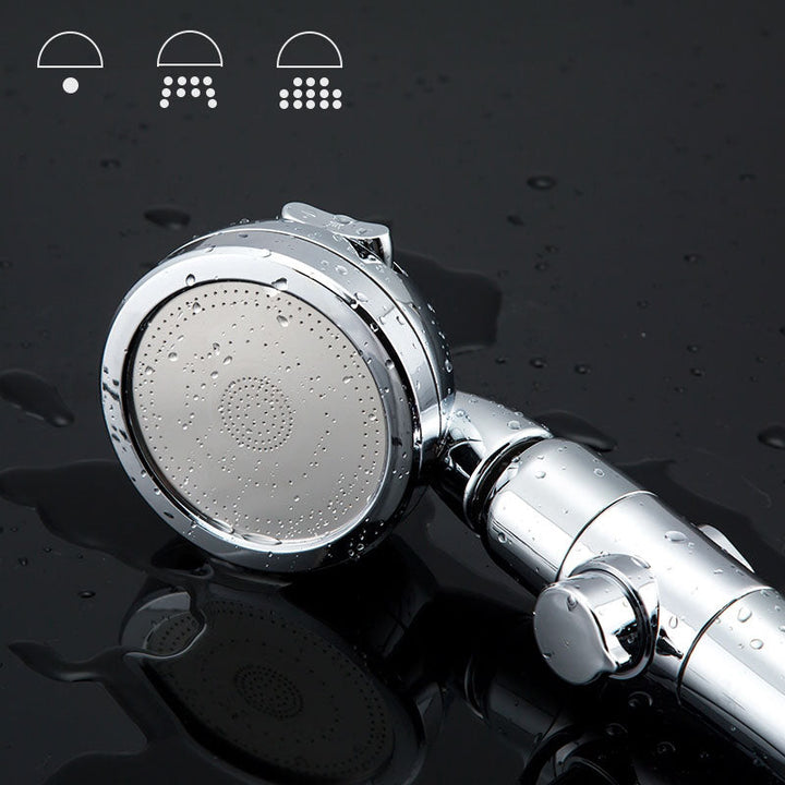 Lisslune | Metal Universal Pressure Shower Head Adjustable Water Flow Handheld Shower Head