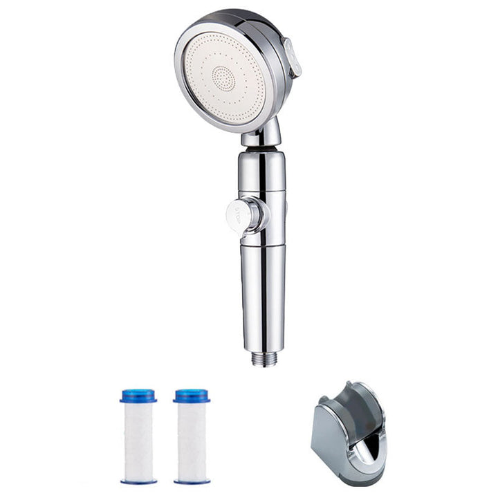 Lisslune | Metal Universal Druck Shower Head Adjustable Water Flow Handheld Shower Head