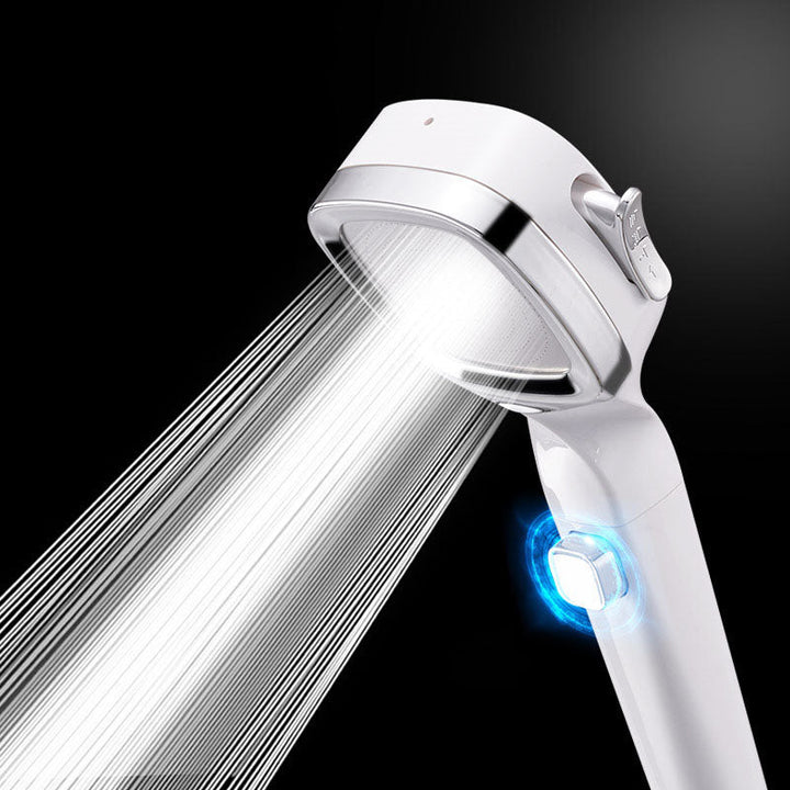 Lisslune | 4-Stage Pressure Shower Head One-Button Water Stop Handheld Shower Head