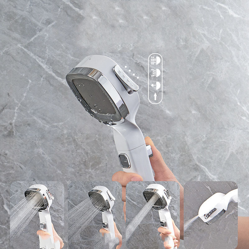 Lisslune | 4-Stage Pressure Shower Head One-Button Water Stop Handheld Shower Head