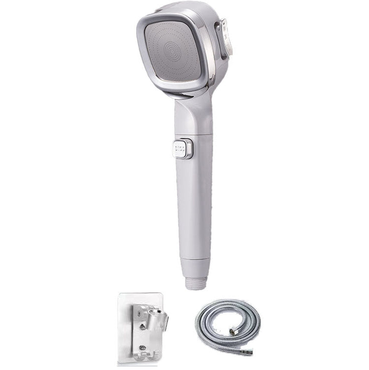 Lisslune | 4-Stage Pressure Shower Head One-Button Water Stop Handheld Shower Head