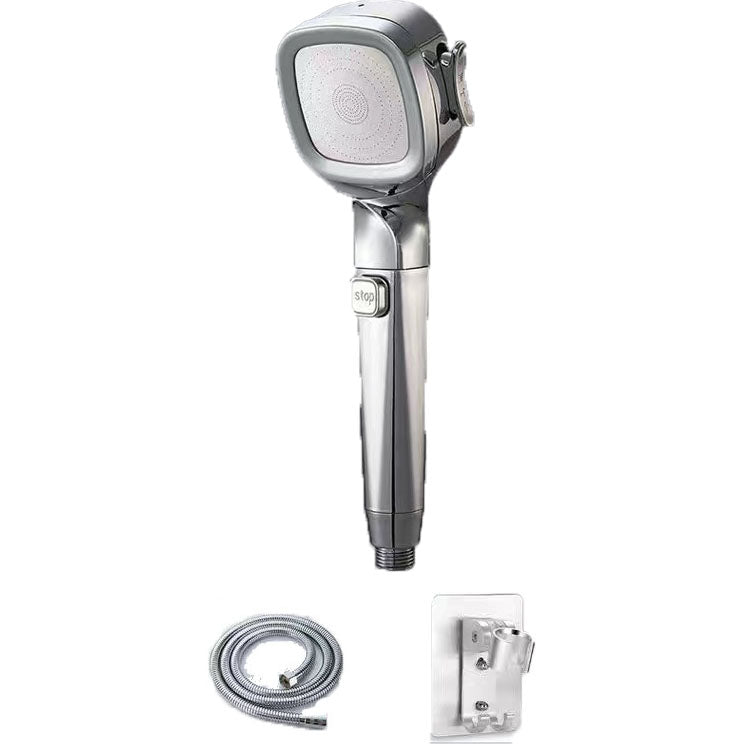 Lisslune | 4-Stage Pressure Shower Head One-Button Water Stop Handheld Shower Head