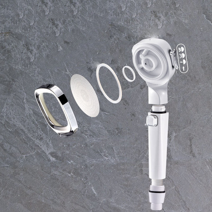 Lisslune | 4-Stage Pressure Shower Head One-Button Water Stop Handheld Shower Head