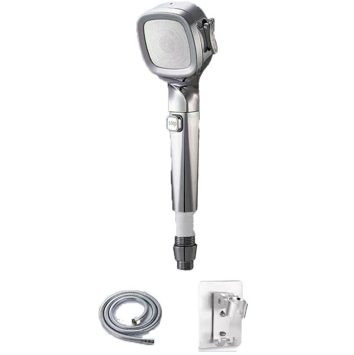 Lisslune | 4-Stage Pressure Shower Head One-Button Water Stop Handheld Shower Head