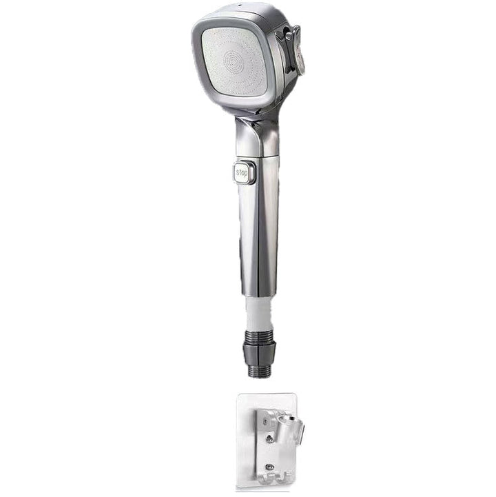 Lisslune | 4-Stage Pressure Shower Head One-Button Water Stop Handheld Shower Head