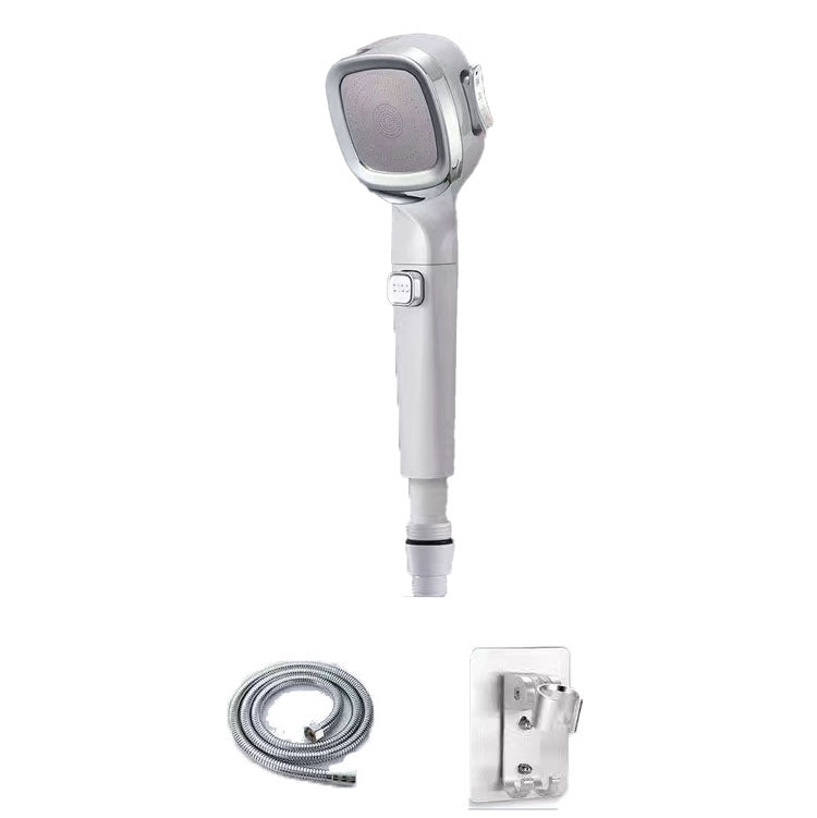 Lisslune | 4-Stage Pressure Shower Head One-Button Water Stop Handheld Shower Head
