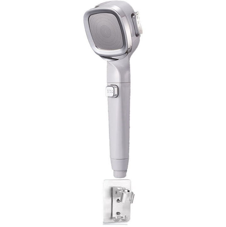 Lisslune | 4-Stage Pressure Shower Head One-Button Water Stop Handheld Shower Head