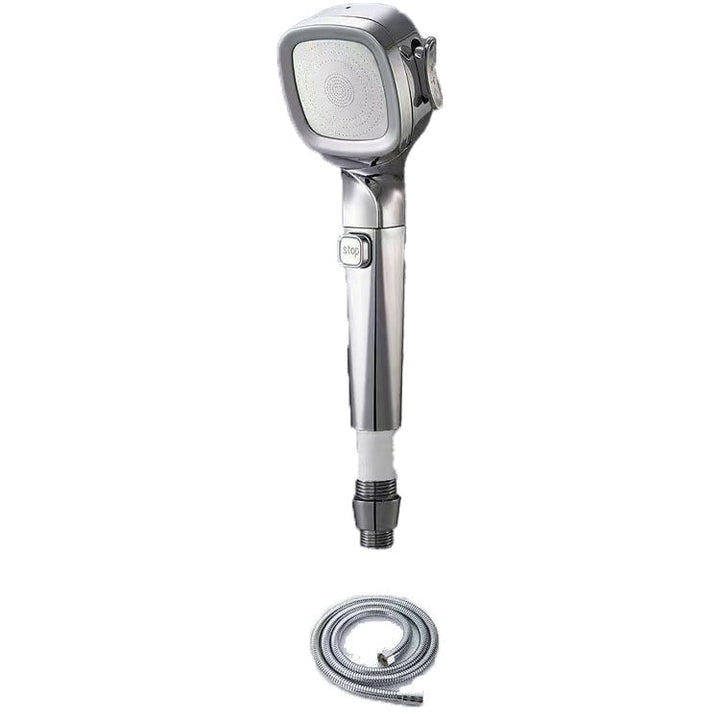 Lisslune | 4-Stage Pressure Shower Head One-Button Water Stop Handheld Shower Head