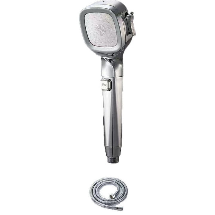 Lisslune | 4-Stage Pressure Shower Head One-Button Water Stop Handheld Shower Head