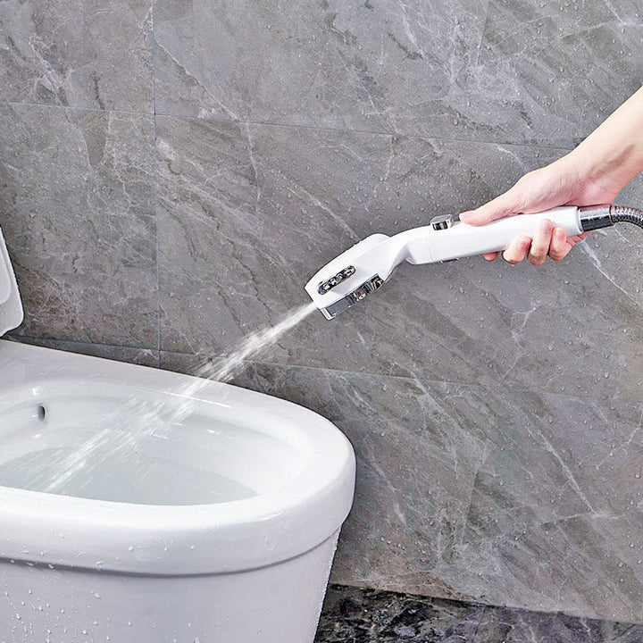 Lisslune | 4-Stage Pressure Shower Head One-Button Water Stop Handheld Shower Head