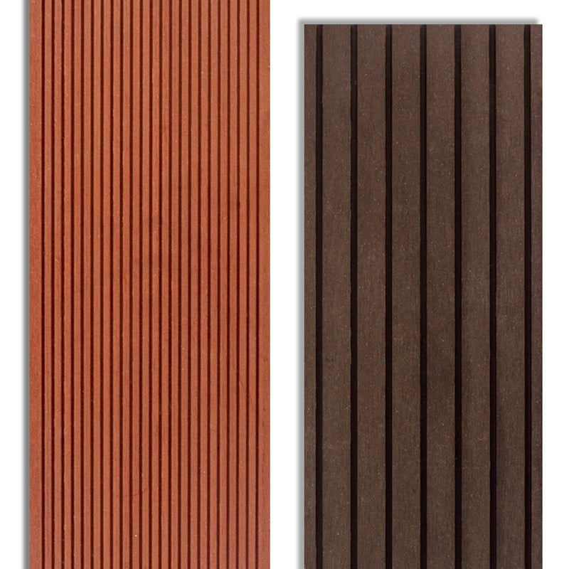 Lisslune | Outdoor Wood Decking Waterproof Striped Pattern Floorboard
