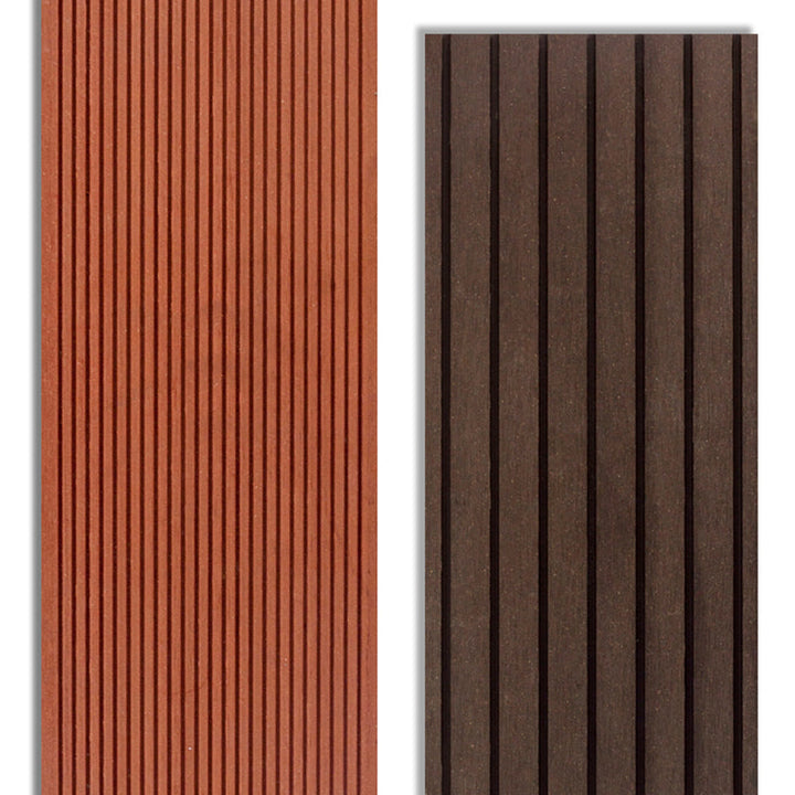 Lisslune | Outdoor Wood Decking Waterproof Striped Pattern Floorboard