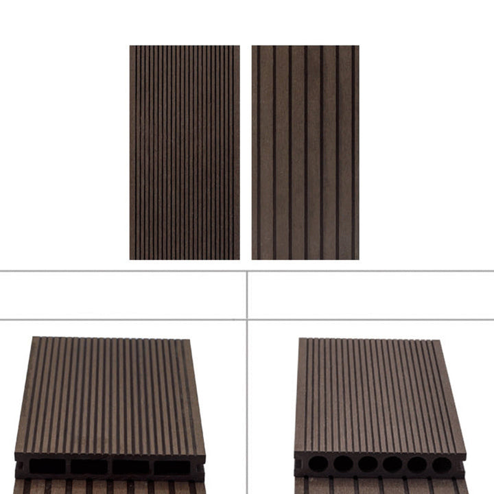 Lisslune | Outdoor Wood Decking Waterproof Striped Pattern Floorboard