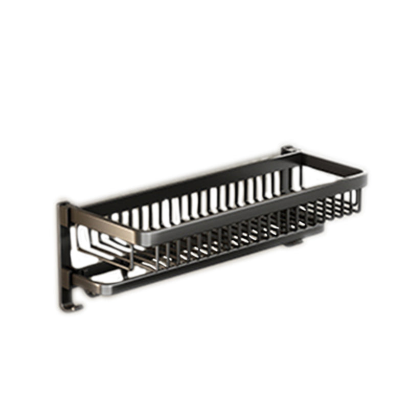 Lisslune | Modern Bathroom Accessories Set Black Bath Shelf Bath Accessories Set