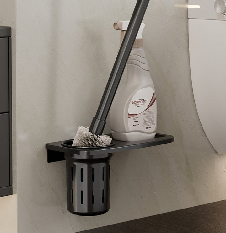Lisslune | Modern Bathroom Accessories Set Black Bath Shelf Bath Accessories Set