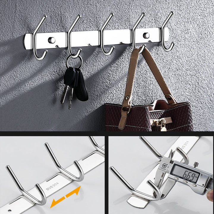 Lisslune | Modern Stainless Steel Bath Shelf Paper Holder Bathroom Accessory Set