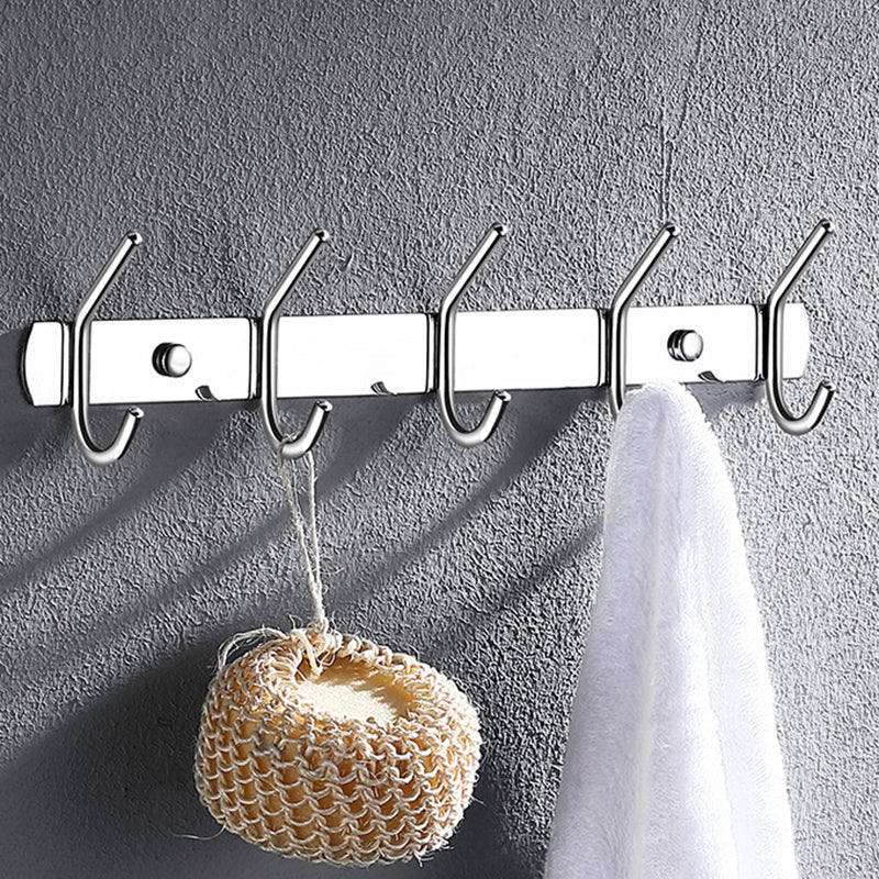 Lisslune | Modern Stainless Steel Bath Shelf Paper Holder Bathroom Accessory Set