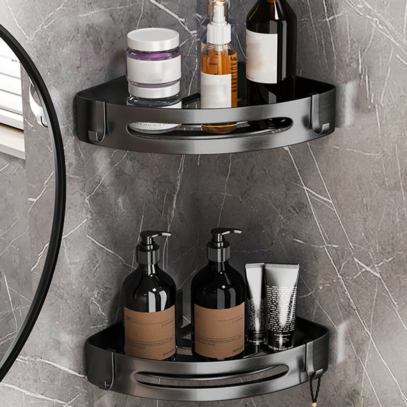 Lisslune | Modern gray bathroom accessory set bathroom shelf bath hardware set
