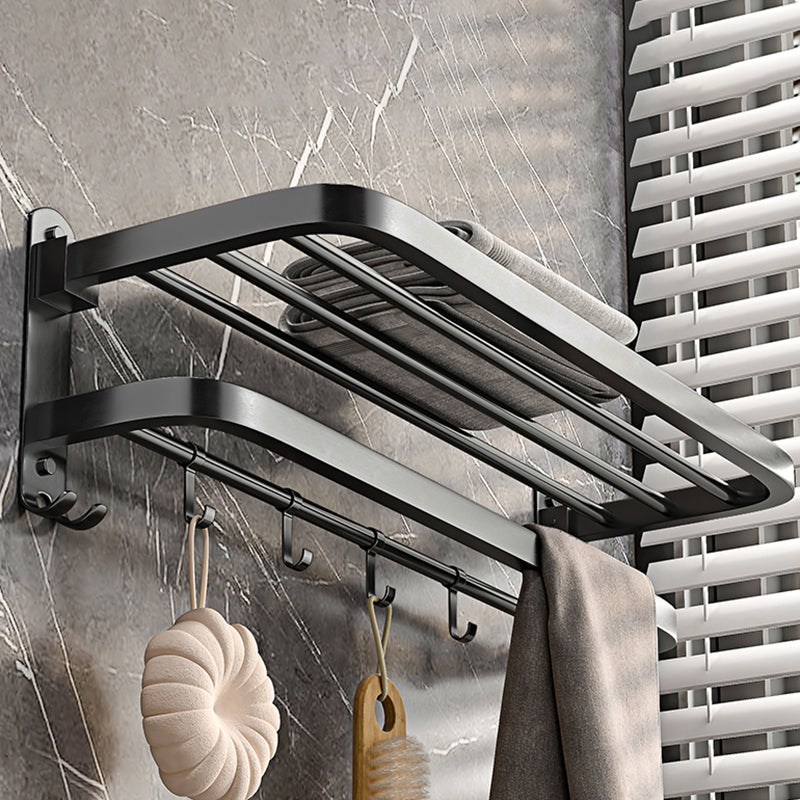 Lisslune | Modern gray bathroom accessory set bathroom shelf bath hardware set