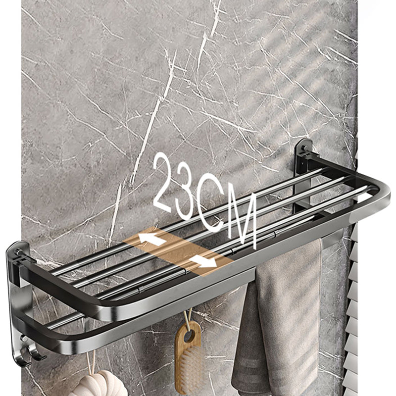 Lisslune | Modern gray bathroom accessory set bathroom shelf bath hardware set