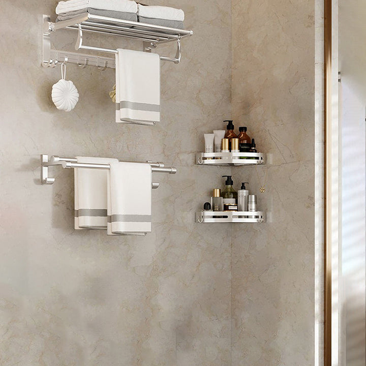 Lisslune | Traditional Bath Shelf Stainless Steel Paper Holder Bathroom Accessories Hardware Set