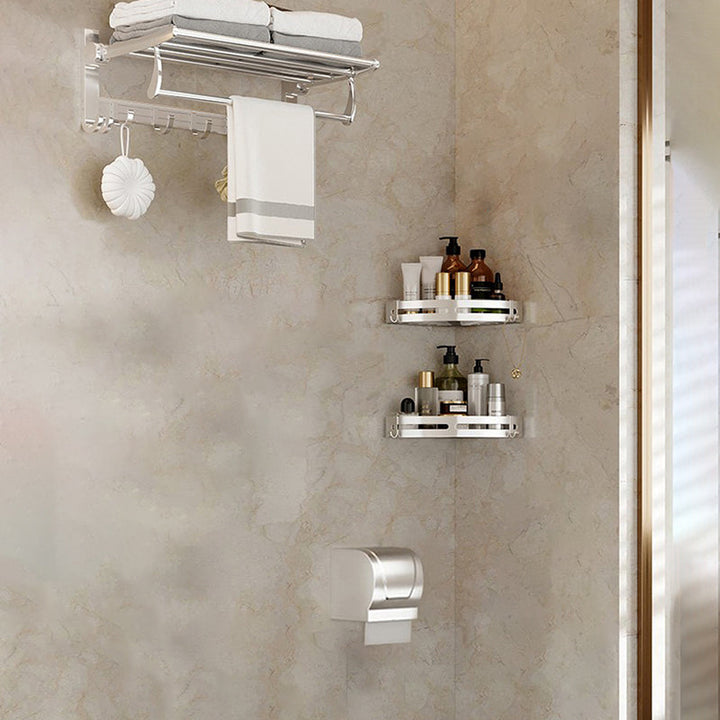 Lisslune | Traditional Bath Shelf Stainless Steel Paper Holder Bathroom Accessories Hardware Set