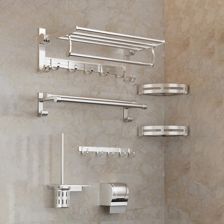 Lisslune | Traditional Bath Shelf Stainless Steel Paper Holder Bathroom Accessories Hardware Set