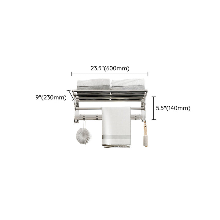 Lisslune | Traditional Bath Shelf Stainless Steel Paper Holder Bathroom Accessories Hardware Set