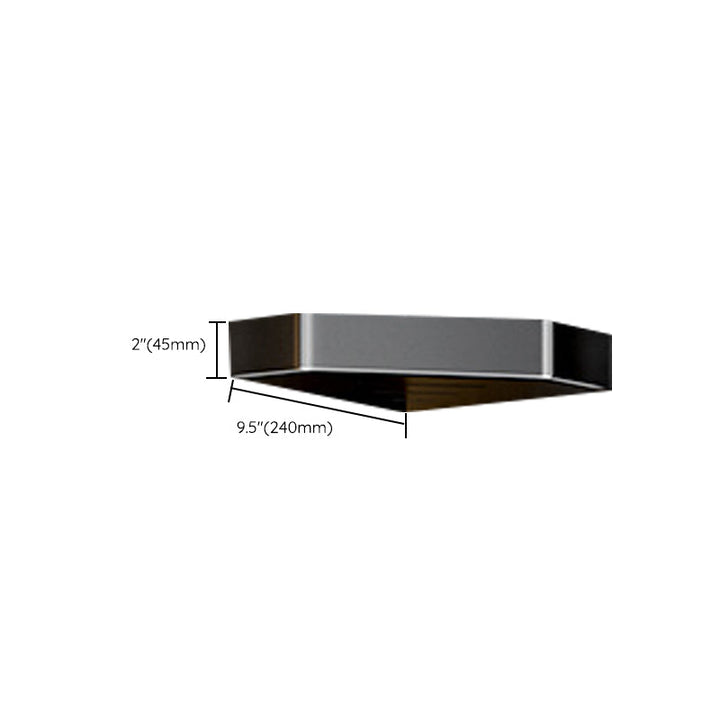 Lisslune | Modern Bathroom Set with Bath Shelf/Towel Holder & Paper Holder Black Bathroom Hardware