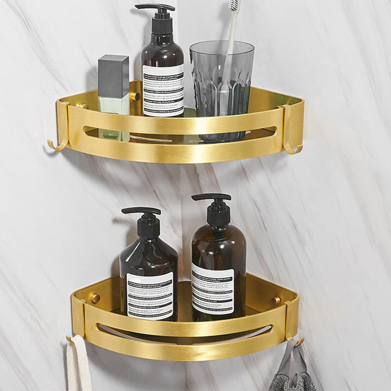 Lisslune | Modern Bathroom Hardware Paper Holder Bathroom Shelf Gold Bathroom Accessories Set
