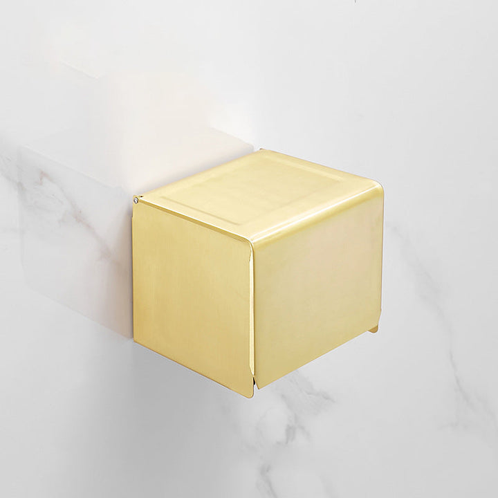 Lisslune | Modern Bathroom Hardware Paper Holder Bathroom Shelf Gold Bathroom Accessories Set