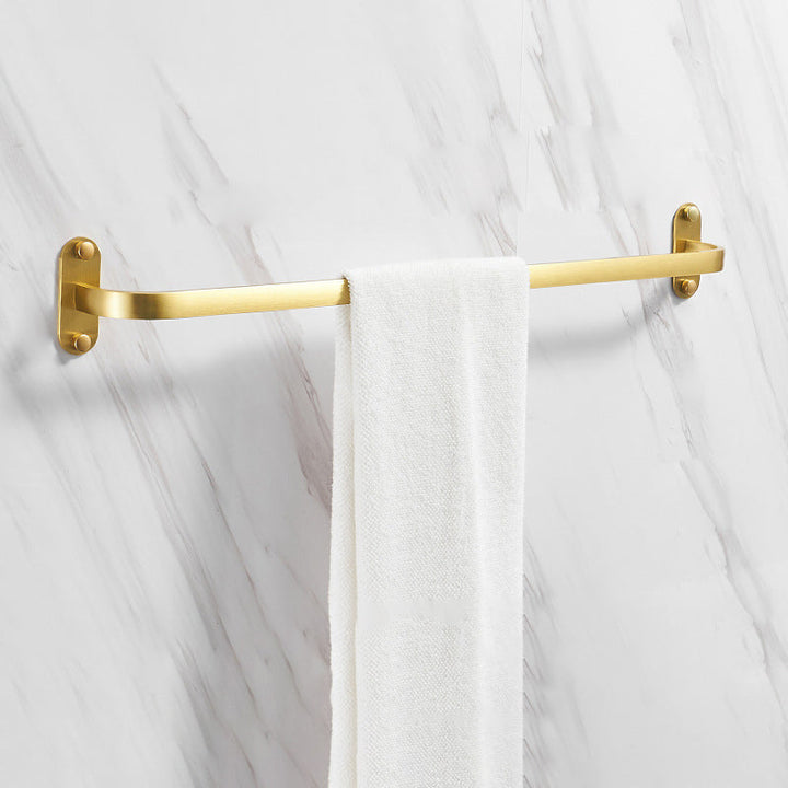 Lisslune | Modern Bathroom Hardware Paper Holder Bathroom Shelf Gold Bathroom Accessories Set