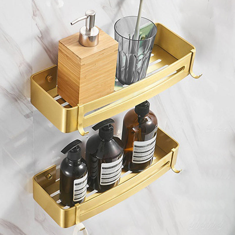 Lisslune | Modern Bathroom Hardware Paper Holder Bathroom Shelf Gold Bathroom Accessories Set