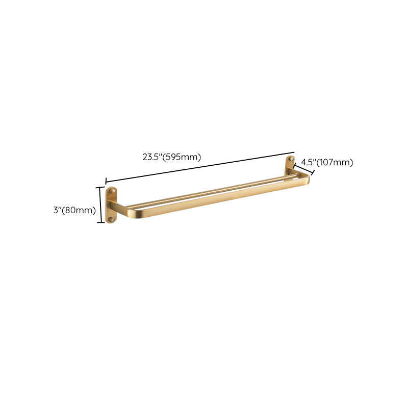 Lisslune | Modern Bathroom Hardware Paper Holder Bathroom Shelf Gold Bathroom Accessories Set