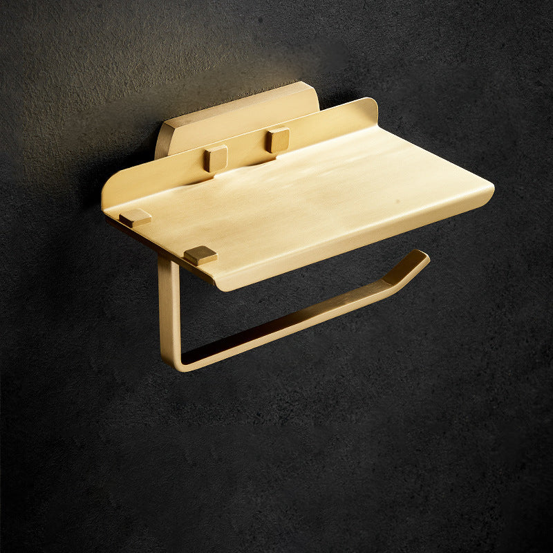 Lisslune | Traditional Golden Bath Accessories Set Brass Bathroom Accessories Kit