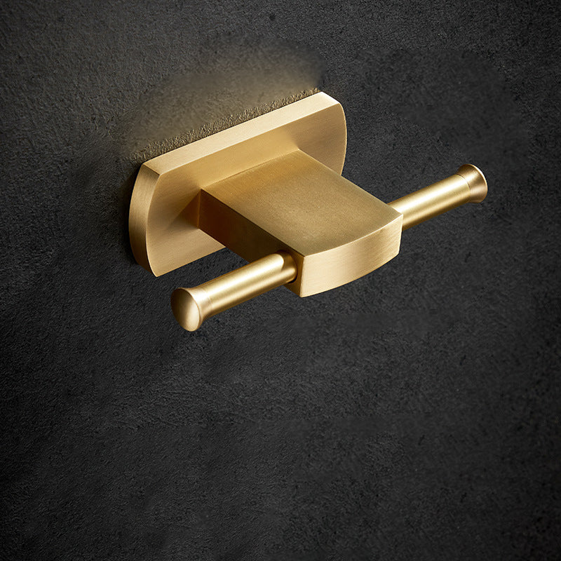Lisslune | Traditional Golden Bath Accessories Set Brass Bathroom Accessories Kit