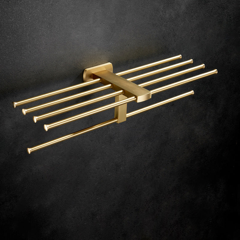 Lisslune | Traditional Golden Bath Accessories Set Brass Bathroom Accessories Kit