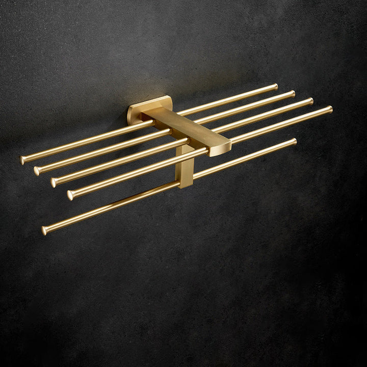 Lisslune | Traditional Golden Bath Accessories Set Brass Bathroom Accessories Kit
