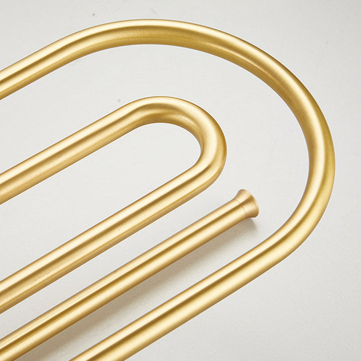Lisslune | Traditional Golden Bath Accessories Set Brass Bathroom Accessories Kit