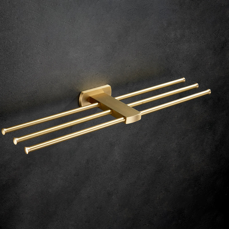 Lisslune | Traditional Golden Bath Accessories Set Brass Bathroom Accessories Kit