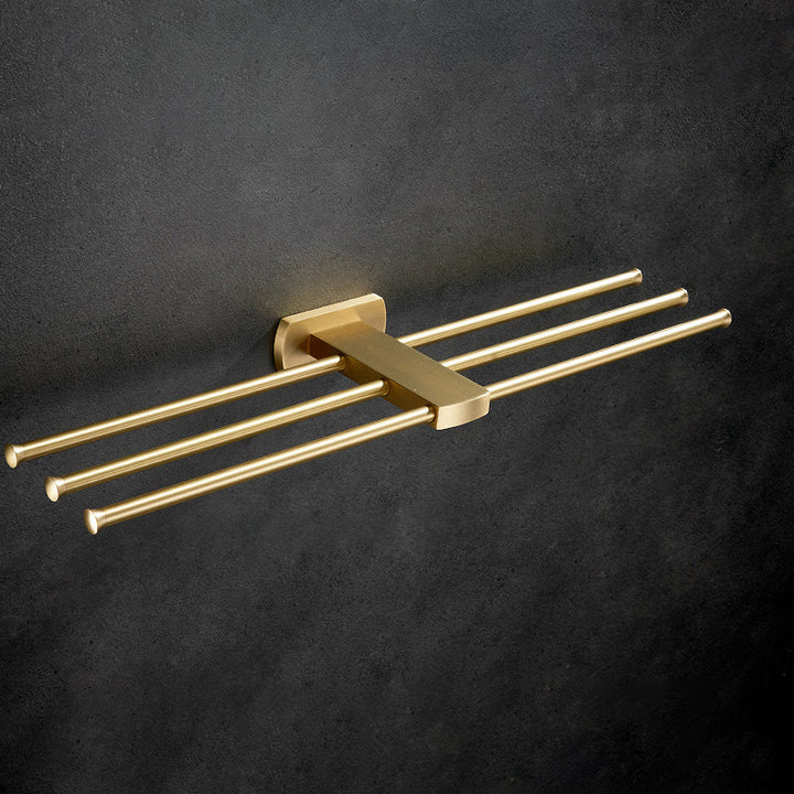 Lisslune | Traditional Golden Bath Accessories Set Brass Bathroom Accessories Kit