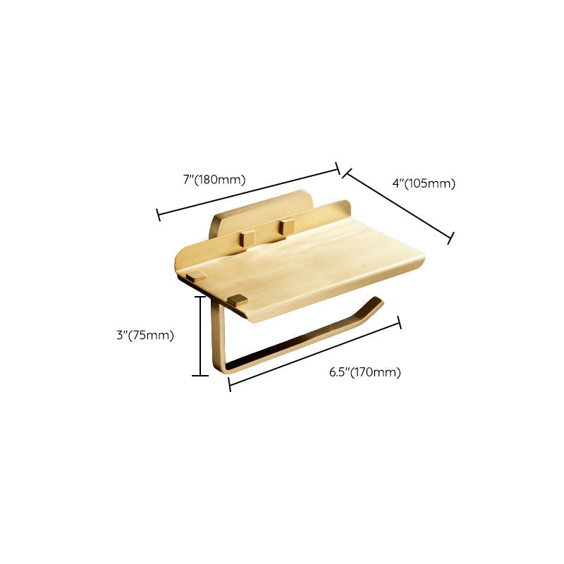 Lisslune | Traditional Golden Bath Accessories Set Brass Bathroom Accessories Kit