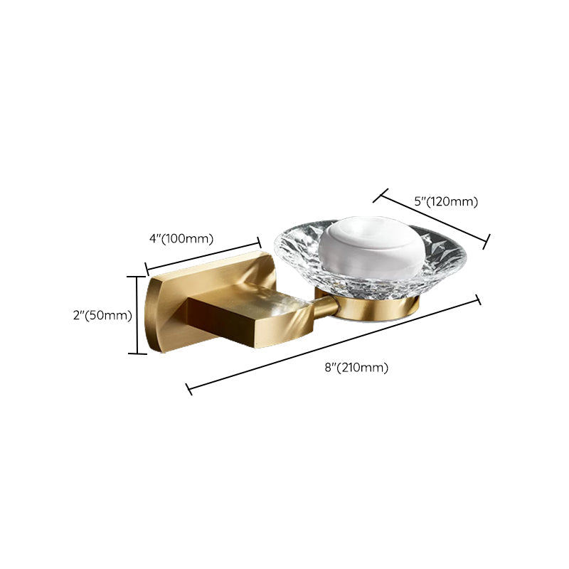 Lisslune | Traditional Golden Bath Accessories Set Brass Bathroom Accessories Kit