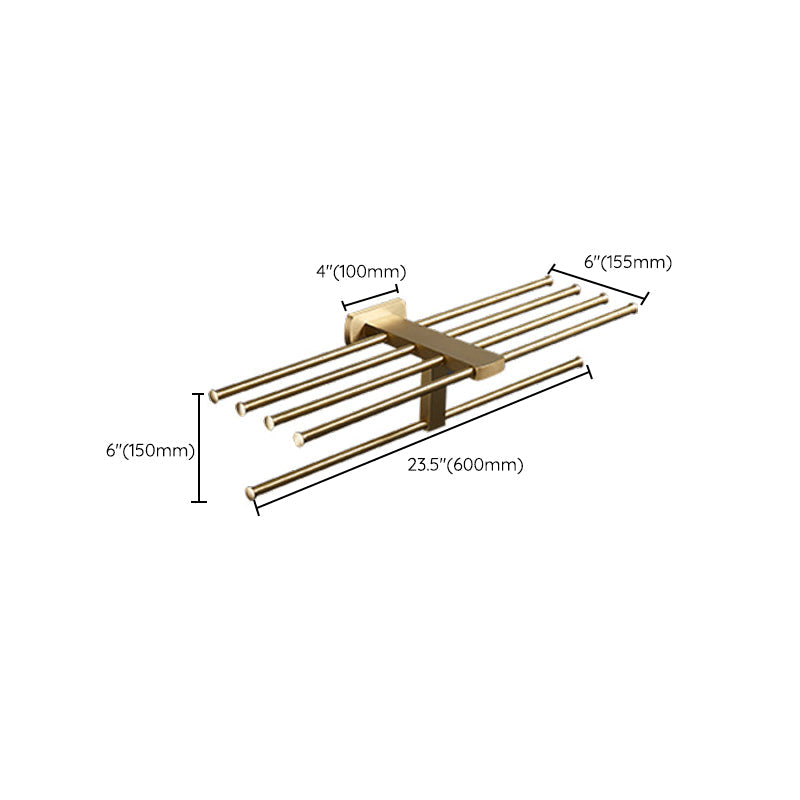 Lisslune | Traditional Golden Bath Accessories Set Brass Bathroom Accessories Kit
